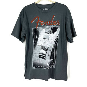 Fender Guitar Official Merch Fender Make History Graphic Tee Shirt Small NWOT